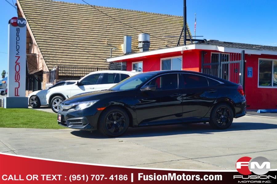 Used 2016 Honda Civic Sedan in Moreno Valley, California | Fusion Motors Inc. Moreno Valley, California