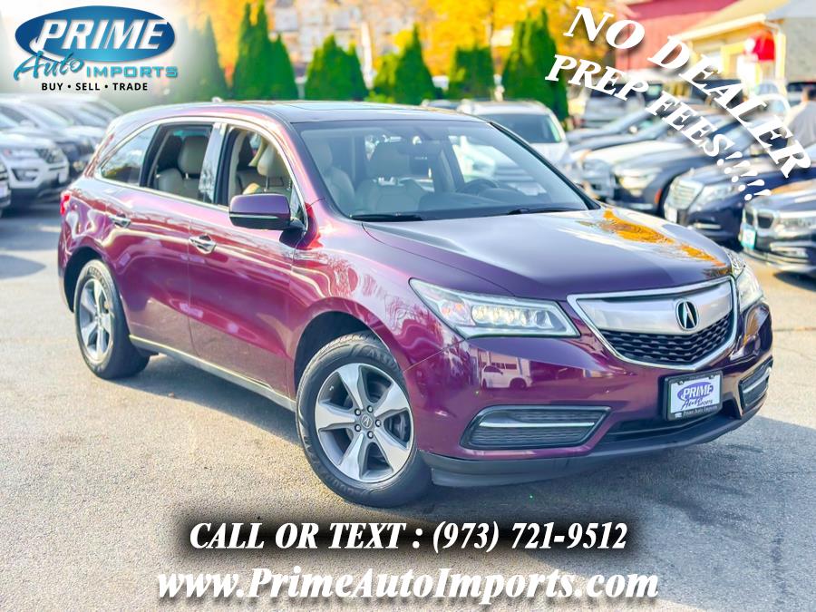 Used 2016 Acura MDX in Bloomingdale, New Jersey | Prime Auto Imports. Bloomingdale, New Jersey