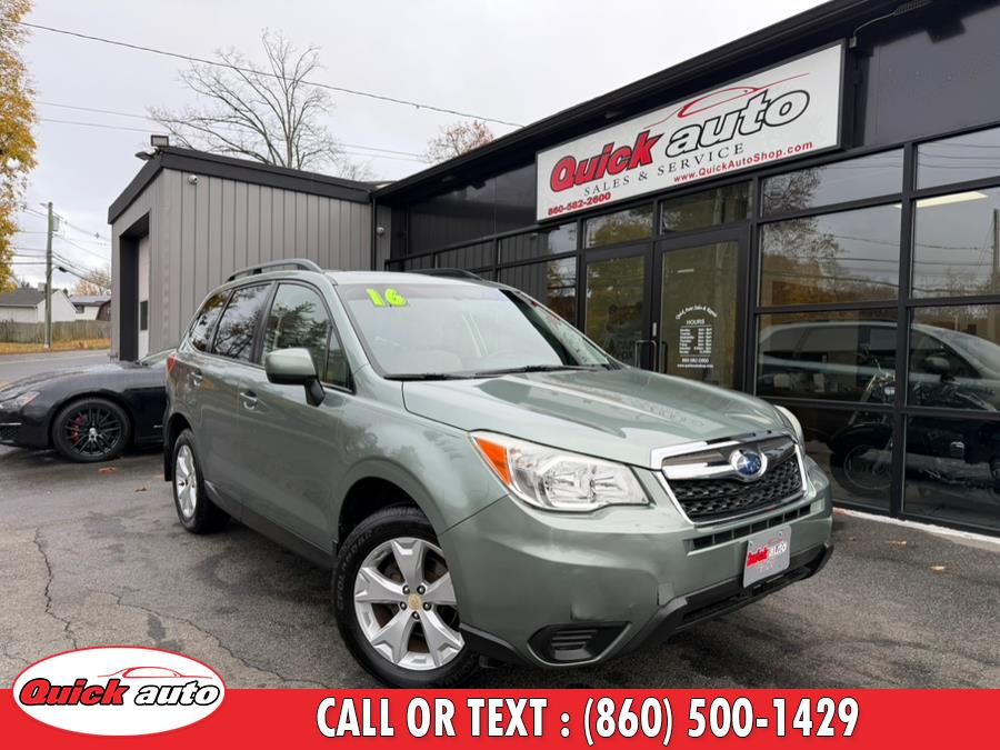 2016 Subaru Forester 4dr CVT 2.5i Premium PZEV, available for sale in Bristol, Connecticut | Quick Auto LLC. Bristol, Connecticut