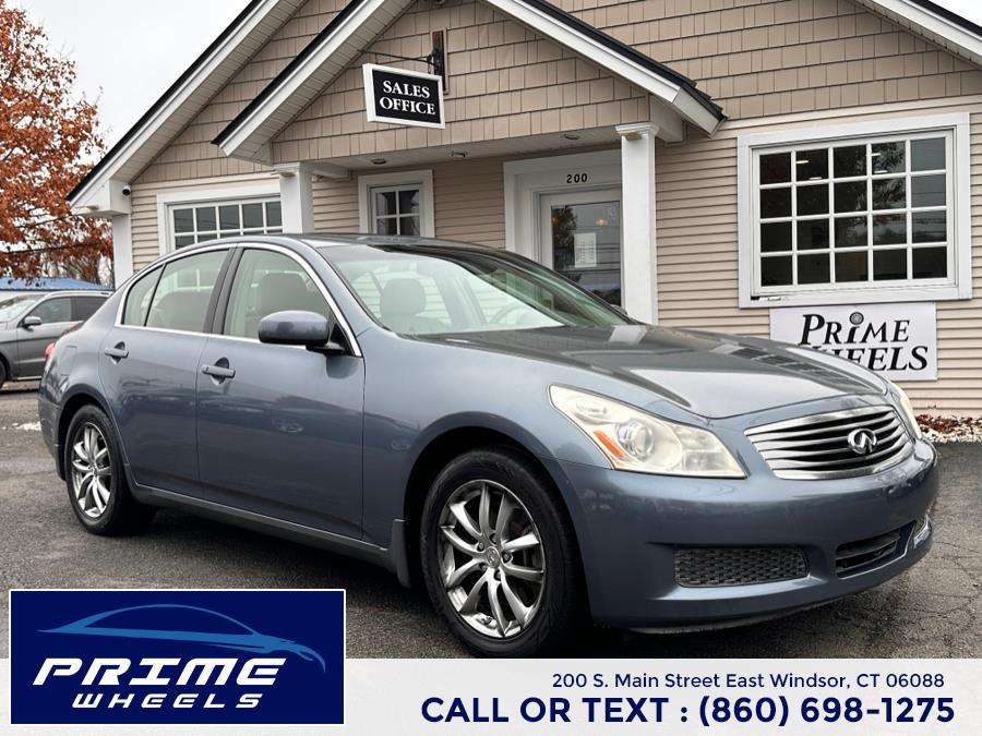 2007 Infiniti G35 Sedan 4dr Auto G35x AWD, available for sale in East Windsor, Connecticut | Prime Wheels. East Windsor, Connecticut