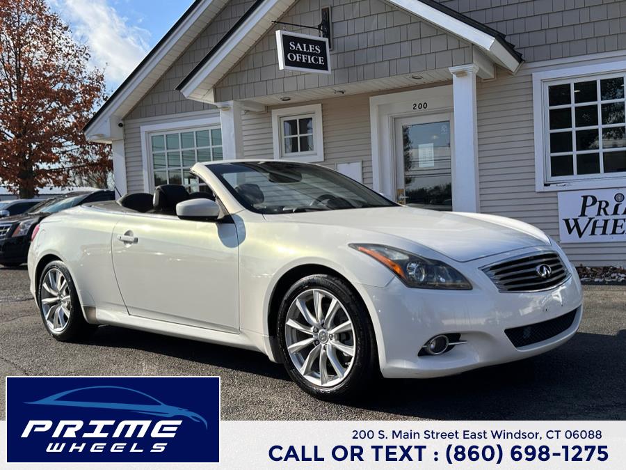Used 2011 INFINITI G37 Convertible in East Windsor, Connecticut | Prime Wheels. East Windsor, Connecticut