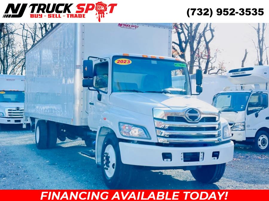 Used Hino L6 26 FEET DRY BOX + CUMMINS + LIFT GATE + NO CDL 2023 | NJ Truck Spot. South Amboy, New Jersey