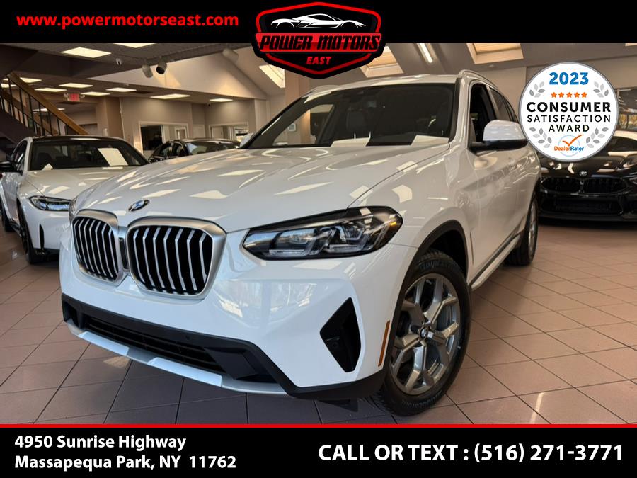 2023 BMW X3 xDrive30i Sports Activity Vehicle, available for sale in Massapequa Park, New York | Power Motors East. Massapequa Park, New York