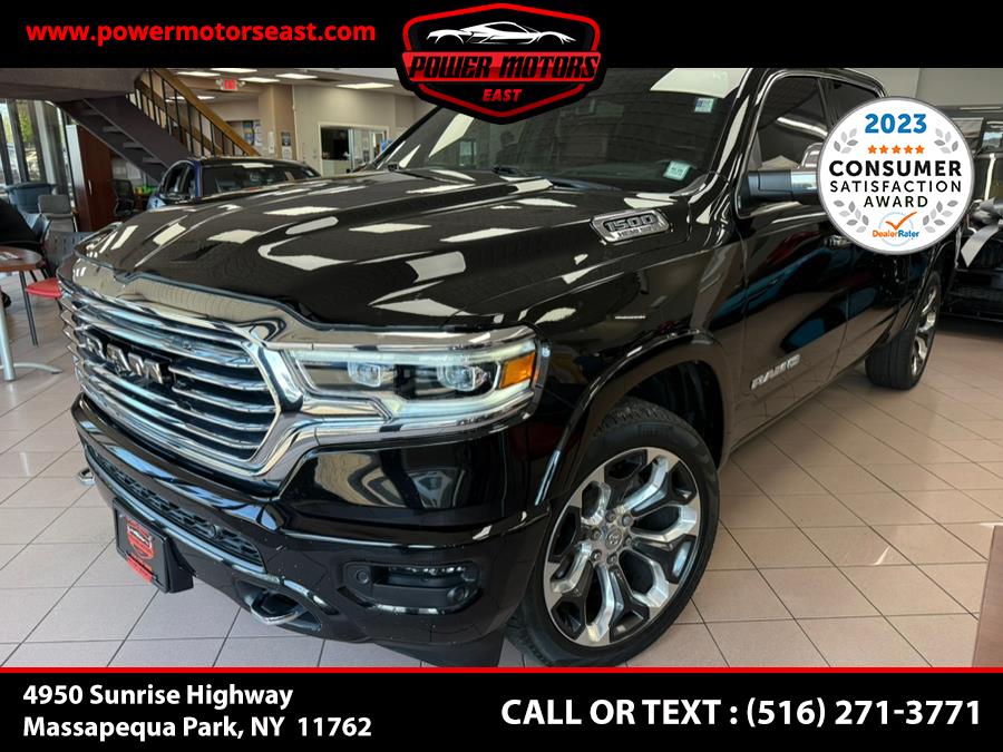 2022 Ram 1500 Limited Longhorn 4x4 Crew Cab 5''7" Box, available for sale in Massapequa Park, New York | Power Motors East. Massapequa Park, New York