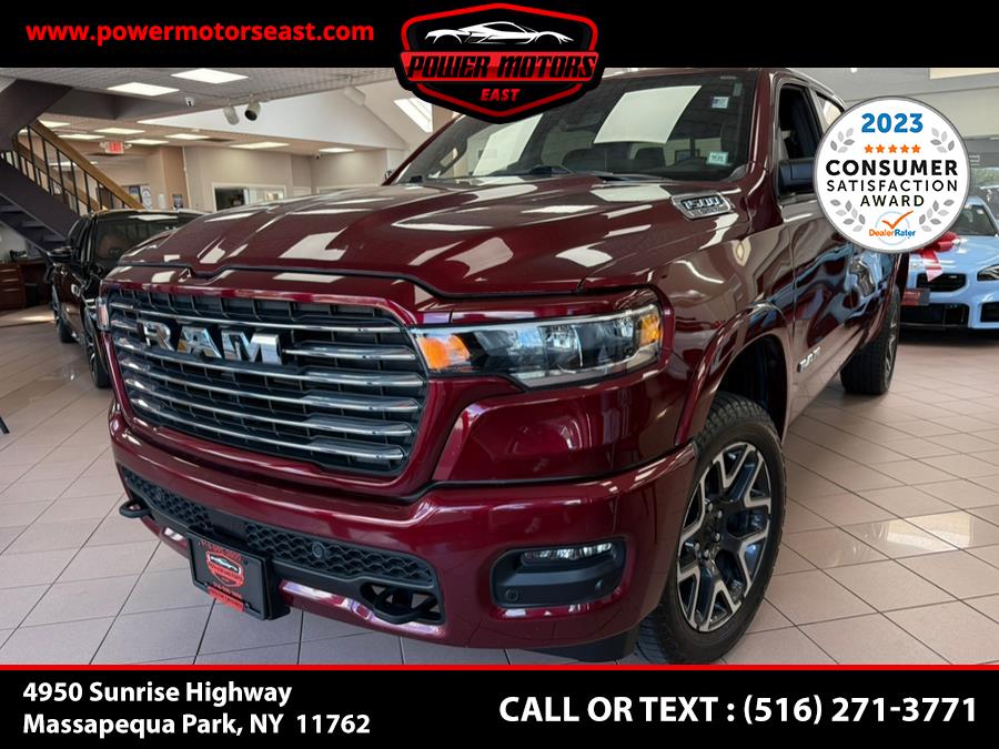 2025 Ram 1500 Laramie 4x4 Crew Cab 5''7" Box, available for sale in Massapequa Park, New York | Power Motors East. Massapequa Park, New York