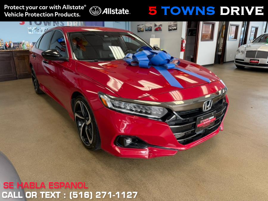 Used Honda Accord Sedan Sport 1.5T CVT 2021 | 5 Towns Drive. Inwood, New York