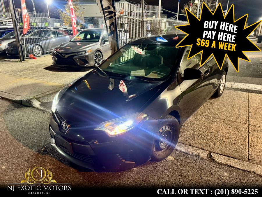 Used Toyota Corolla 4dr Sdn CVT LE (Natl) 2015 | NJ Exotic Motors. Elizabeth, New Jersey