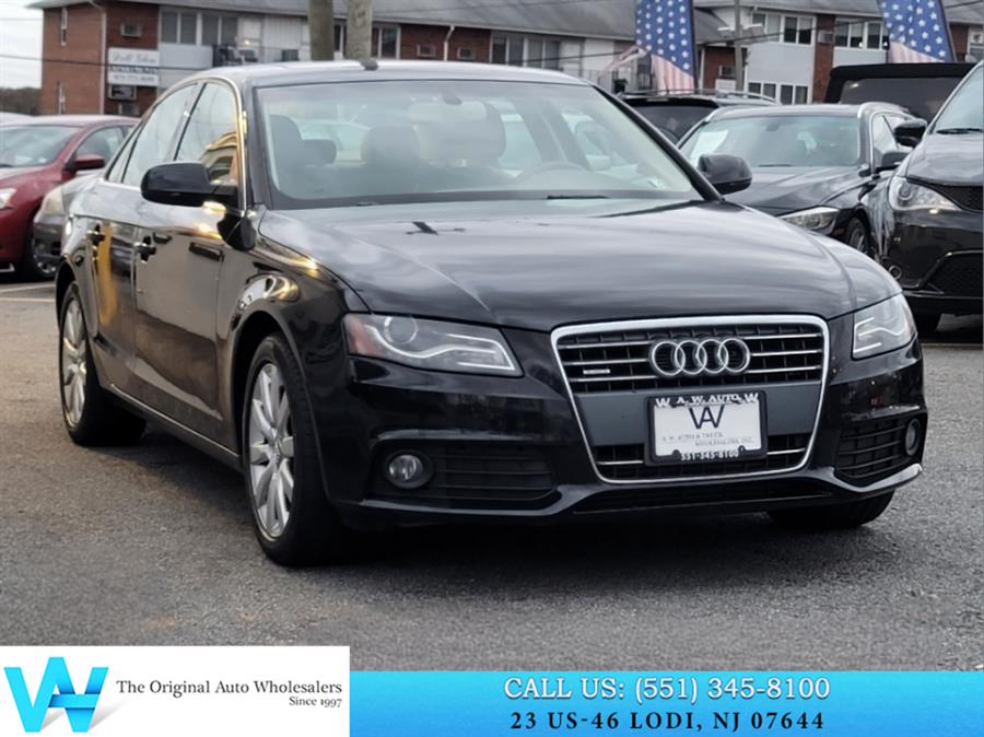 2011 Audi A4 4dr Sdn Auto quattro 2.0T Premium  Plus, available for sale in Lodi, New Jersey | AW Auto & Truck Wholesalers, Inc. Lodi, New Jersey