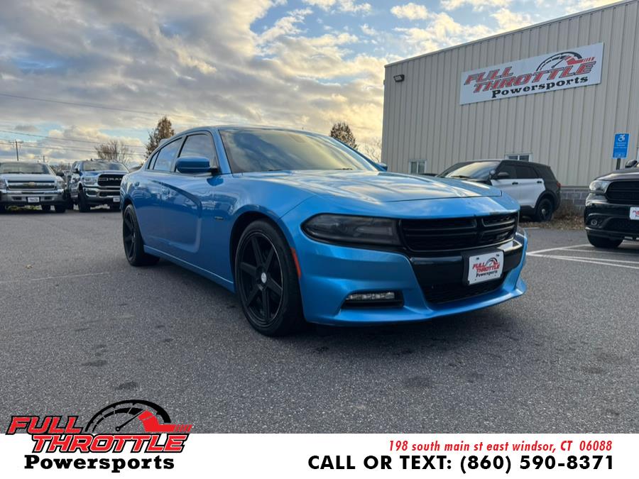 2015 Dodge Charger 4dr Sdn RT RWD, available for sale in East Windsor, Connecticut | Full Throttle Power Sports LLC. East Windsor, Connecticut