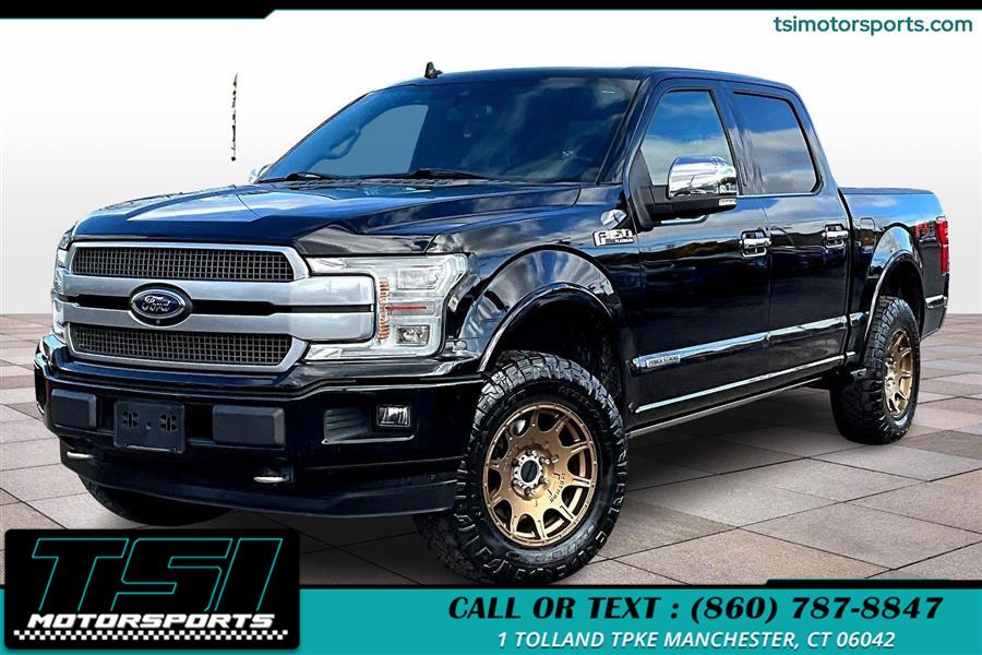 2018 Ford F-150 Platinum 4WD SuperCrew 5.5'' Box, available for sale in Manchester, Connecticut | TSI Motorsports. Manchester, Connecticut