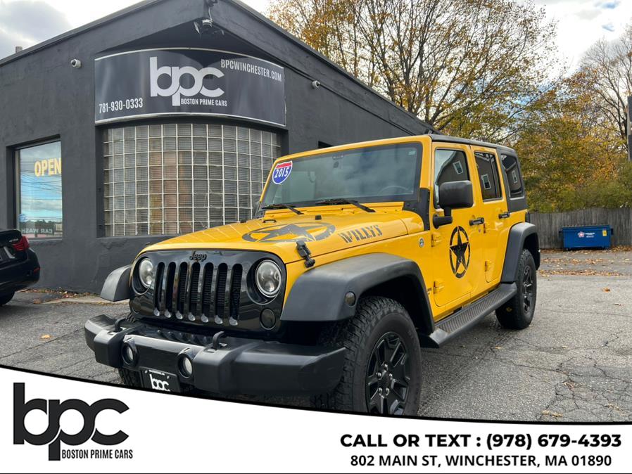 Used 2015 Jeep Wrangler Unlimited in Winchester, Massachusetts | Boston Prime Cars. Winchester, Massachusetts