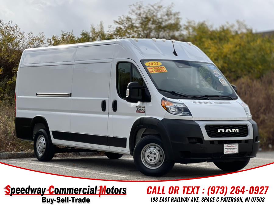 2022 Ram ProMaster Cargo Van 3500 High Roof 159" WB EXT, available for sale in Paterson, New Jersey | Speedway Commercial Motors LLC. Paterson, New Jersey