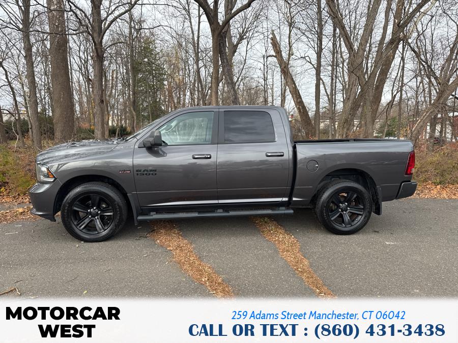 2017 Ram 1500 Night 4x4 Crew Cab 5''7" Box, available for sale in Manchester, Connecticut | Motorcar West. Manchester, Connecticut