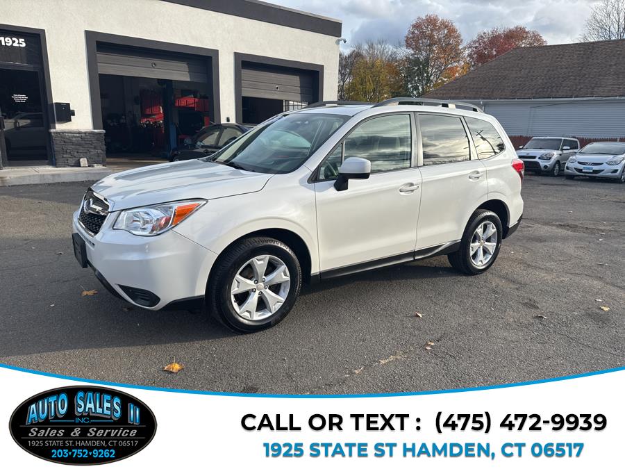 2016 Subaru Forester 4dr CVT 2.5i Premium PZEV, available for sale in Hamden, Connecticut | Auto Sales II Inc. Hamden, Connecticut