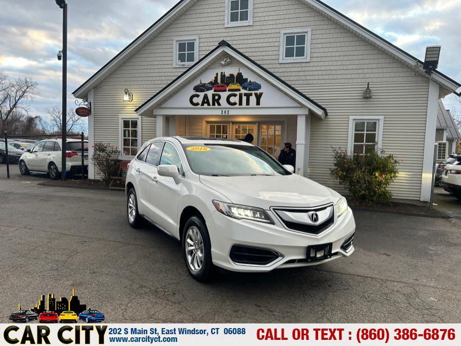 2018 Acura RDX AWD w/Technology Pkg, available for sale in East Windsor, Connecticut | Car City LLC. East Windsor, Connecticut