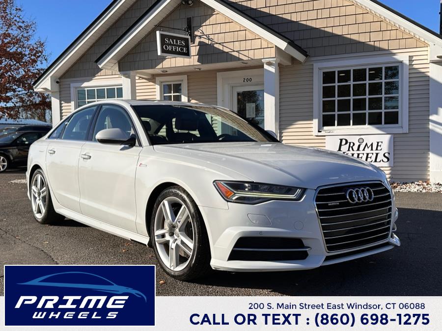 2016 Audi A6 4dr Sdn quattro 3.0T Premium Plus, available for sale in East Windsor, Connecticut | Prime Wheels. East Windsor, Connecticut