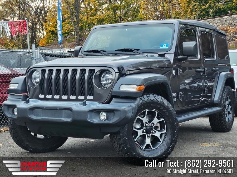 2019 Jeep Wrangler Unlimited Sport 4x4, available for sale in Paterson, New Jersey | Champion of Paterson. Paterson, New Jersey