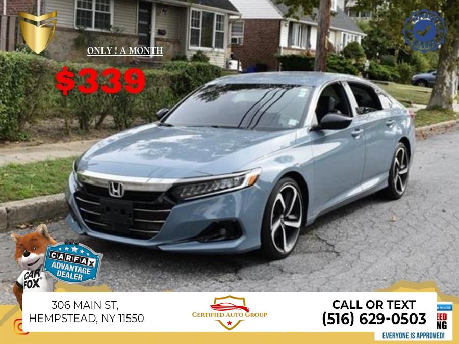 2022 Honda Accord Sport 2.0T, available for sale in Hempstead, New York | Certified Auto Group. Hempstead, New York