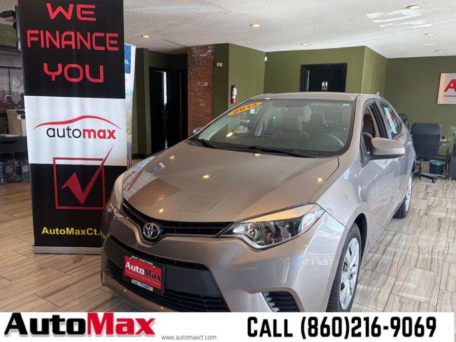 2014 Toyota Corolla 4dr Sdn Auto L (Natl), available for sale in West Hartford, Connecticut | AutoMax. West Hartford, Connecticut