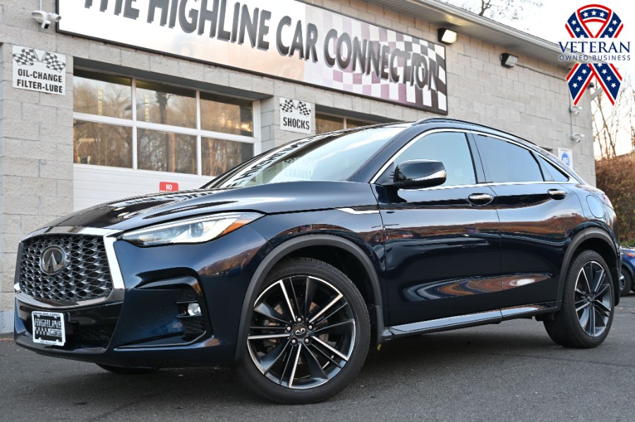 Used INFINITI QX55 LUXE AWD 2023 | Highline Car Connection. Waterbury, Connecticut