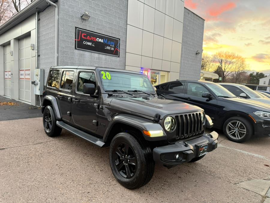 2020 Jeep Wrangler Unlimited Sahara 4x4, available for sale in Manchester, Connecticut | Carsonmain LLC. Manchester, Connecticut