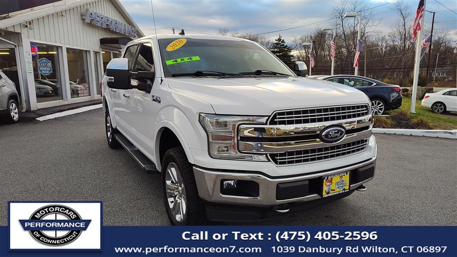 2020 Ford F-150 LARIAT 4WD SuperCrew 5.5'' Box, available for sale in Wilton, Connecticut | Performance Motor Cars Of Connecticut LLC. Wilton, Connecticut