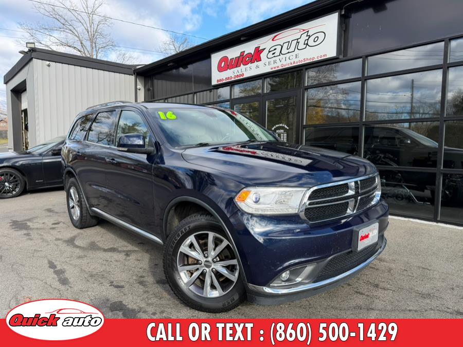 Used 2016 Dodge Durango in Bristol, Connecticut | Quick Auto LLC. Bristol, Connecticut