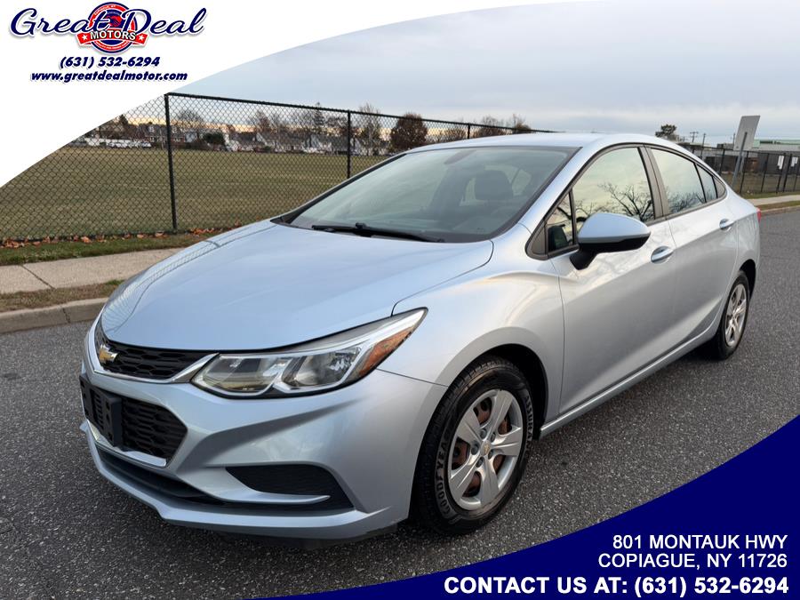 2018 Chevrolet Cruze 4dr Sdn 1.4L LS w/1SB, available for sale in Copiague, New York | Great Deal Motors. Copiague, New York