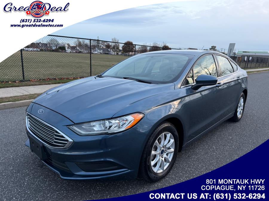 2018 Ford Fusion S FWD, available for sale in Copiague, New York | Great Deal Motors. Copiague, New York