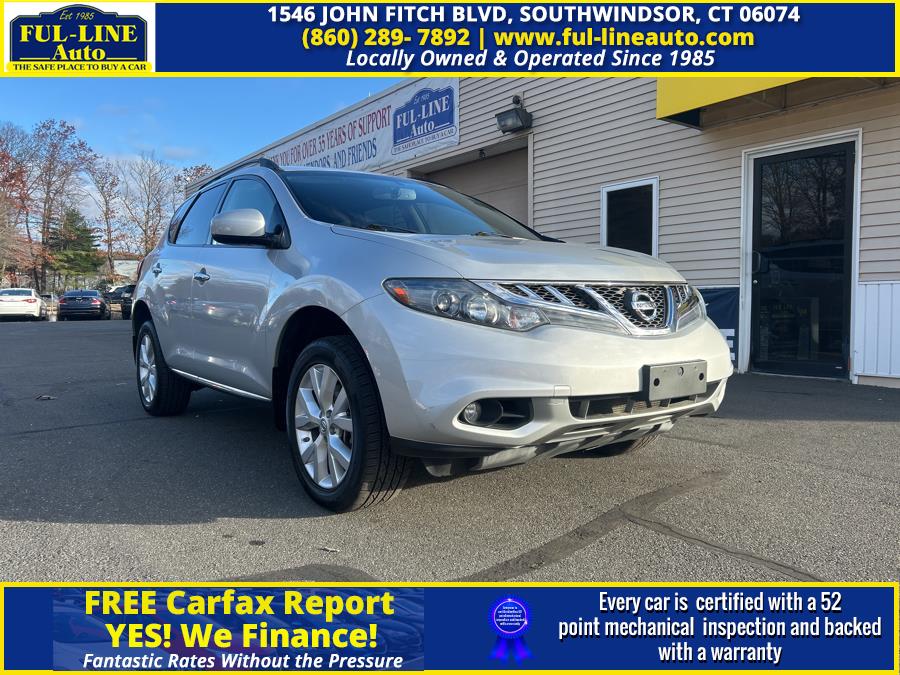 2014 Nissan Murano AWD 4dr SV, available for sale in South Windsor , Connecticut | Ful-line Auto LLC. South Windsor , Connecticut