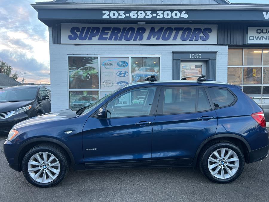2013 BMW X3 AWD 4dr xDrive28i, available for sale in Milford, Connecticut | Korhan LLC DBA Superior Motors. Milford, Connecticut