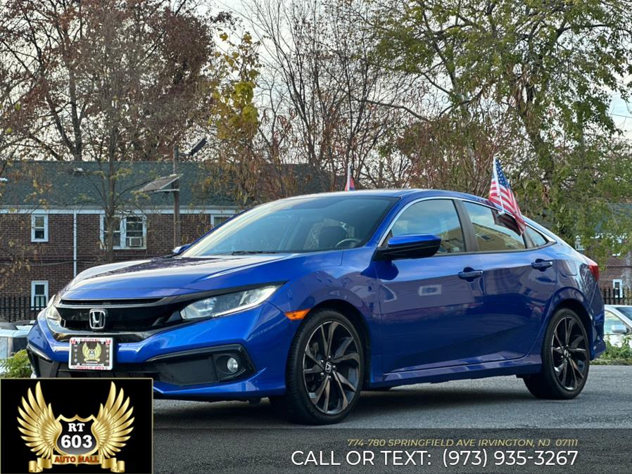 Used Honda Civic Sedan Sport CVT 2019 | RT 603 Auto Mall. Irvington, New Jersey