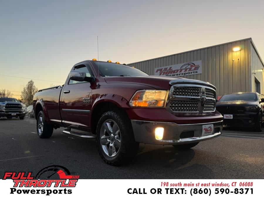 2013 Ram 1500 4WD Reg Cab 140.5" SLT, available for sale in East Windsor, Connecticut | Full Throttle Power Sports LLC. East Windsor, Connecticut
