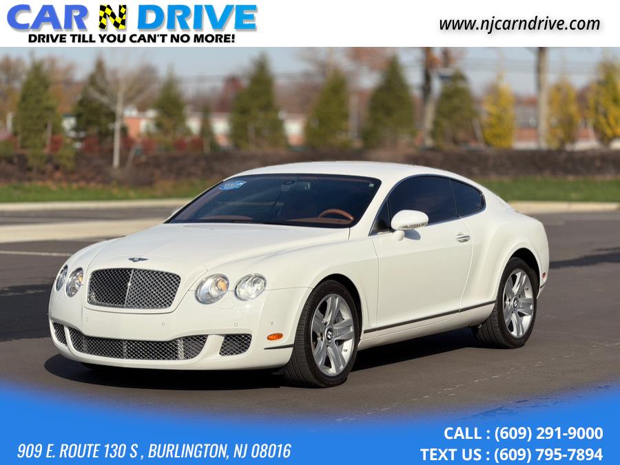 2009 Bentley Continental Gt 2DCP White All Wheel Drive, available for sale in Burlington, New Jersey | Car N Drive. Burlington, New Jersey