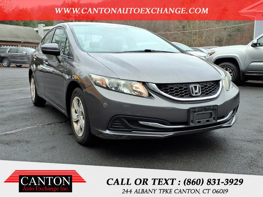 2014 Honda Civic Sedan 4dr CVT LX, available for sale in Canton, Connecticut | Canton Auto Exchange. Canton, Connecticut
