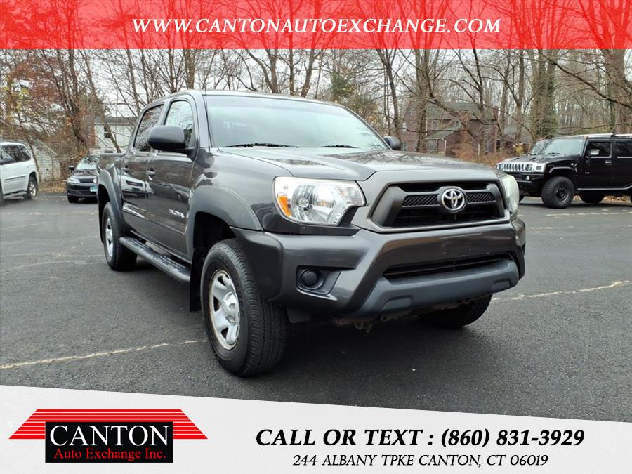 2013 Toyota Tacoma 4WD Double Cab V6 MT (Natl), available for sale in Canton, Connecticut | Canton Auto Exchange. Canton, Connecticut