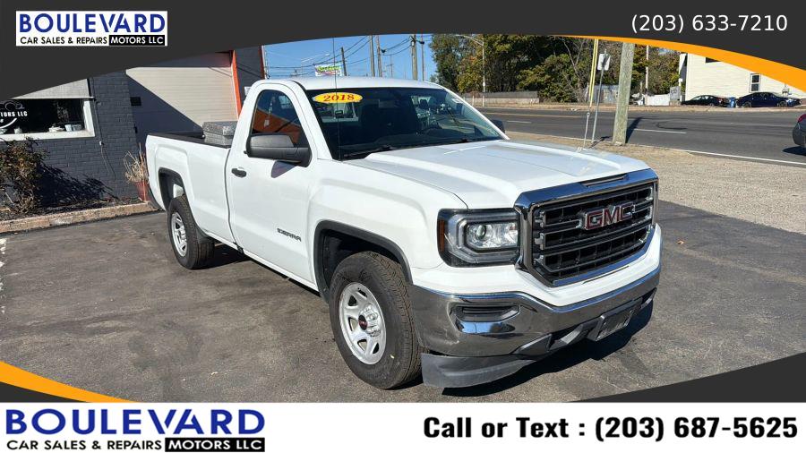 Used 2018 GMC Sierra 1500 Regular Cab in New Haven, Connecticut | Boulevard Motors LLC. New Haven, Connecticut