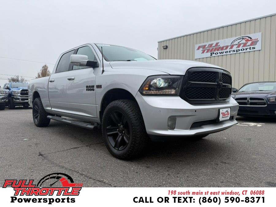 2018 Ram 1500 Night 4x4 Crew Cab 6''4" Box *Ltd Avail*, available for sale in East Windsor, Connecticut | Full Throttle Power Sports LLC. East Windsor, Connecticut