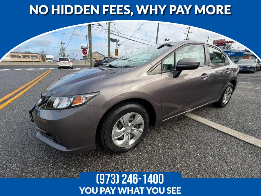 2014 Honda Civic Sedan 4dr CVT LX, available for sale in Lodi, New Jersey | Route 46 Auto Sales Inc. Lodi, New Jersey