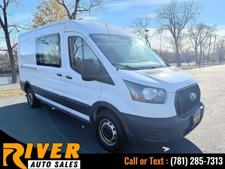 2023 Ford Transit Cargo Van T-350 148" Med Rf 9500 GVWR RWD, available for sale in Malden, Massachusetts | River Auto Sales. Malden, Massachusetts