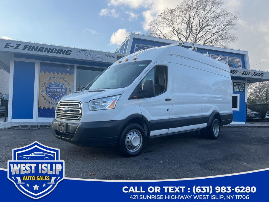 2017 Ford Transit Van T-350 HD 148" EL Hi Rf 10360 GVWR Sldng RH Dr DRW, available for sale in West Islip, New York | West Islip Auto Sales. West Islip, New York