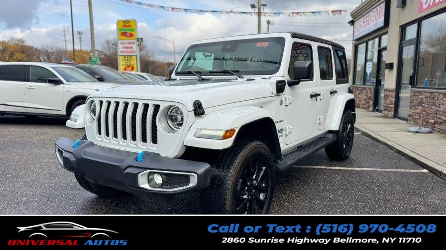 2022 Jeep Wrangler 4xe Unlimited Sahara 4x4, available for sale in Bellmore, New York | Universal Autos. Bellmore, New York