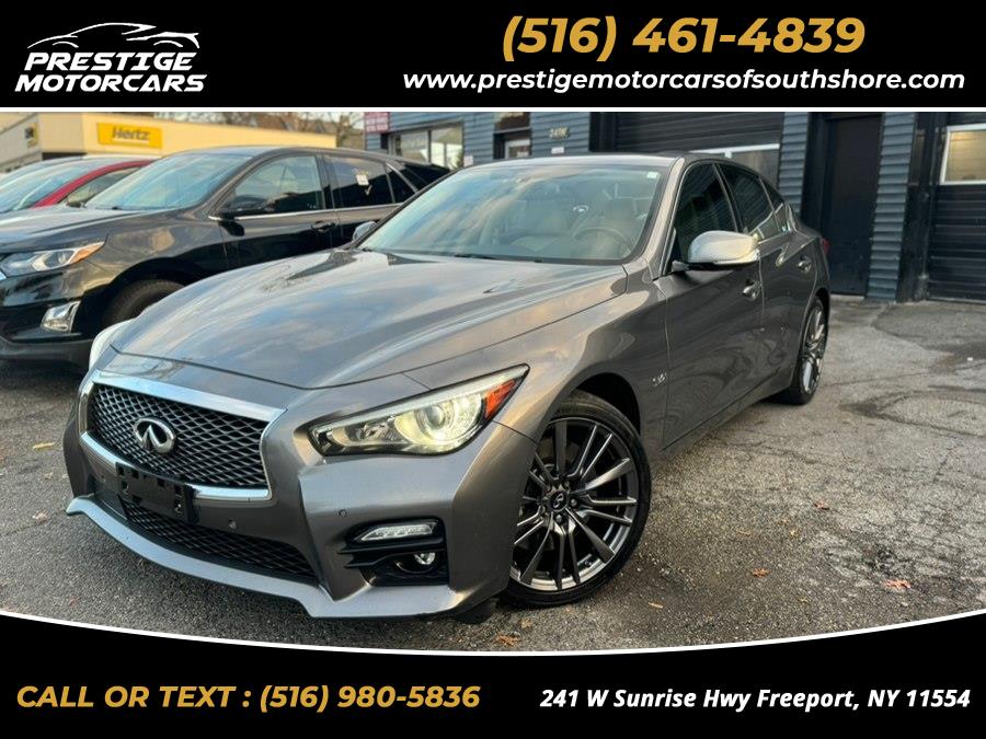 2016 INFINITI Q50 4dr Sdn 3.0t Red Sport 400 AWD, available for sale in Hempstead, New York | VIP Auto Credit Express. Hempstead, New York