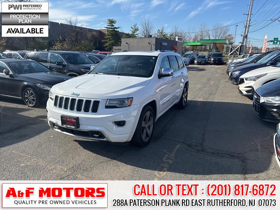 2015 Jeep Grand Cherokee 4WD 4dr Overland, available for sale in East Rutherford, New Jersey | A&F Motors LLC. East Rutherford, New Jersey