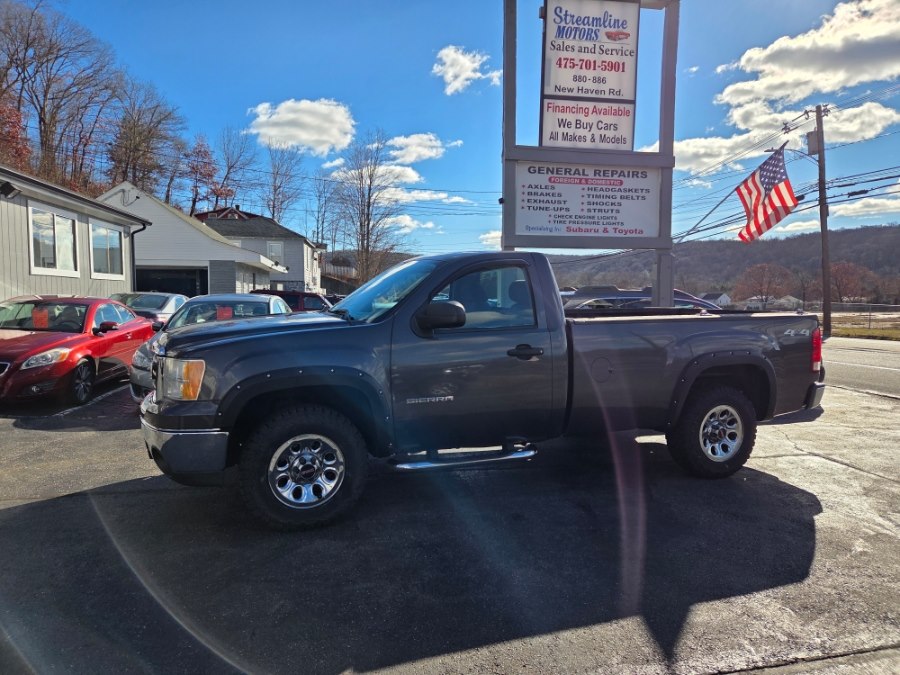 2010 GMC Sierra 1500 4WD Reg Cab 133.0" Work Truck, available for sale in Naugatuck, Connecticut | Streamline Motors LLC. Naugatuck, Connecticut