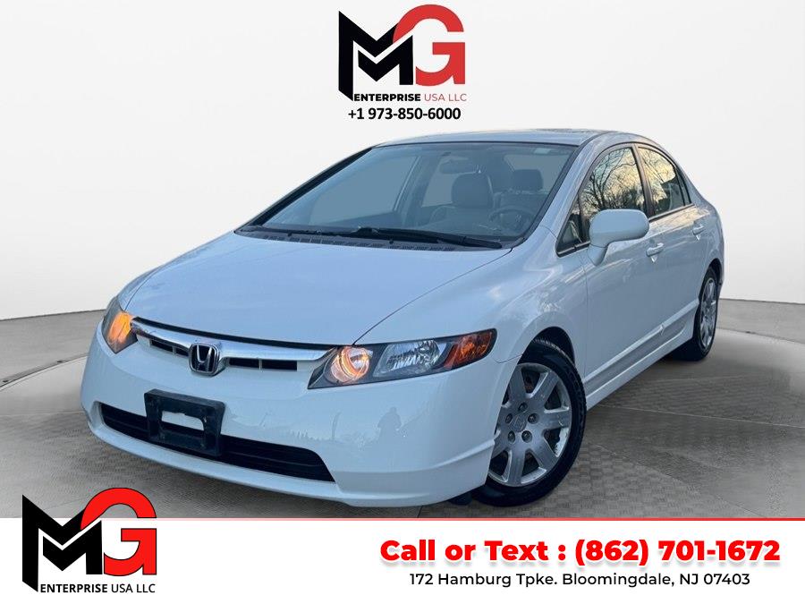 2007 Honda Civic Sdn 4dr AT LX, available for sale in Bloomingdale, New Jersey | MG Enterprise USA. Bloomingdale, New Jersey