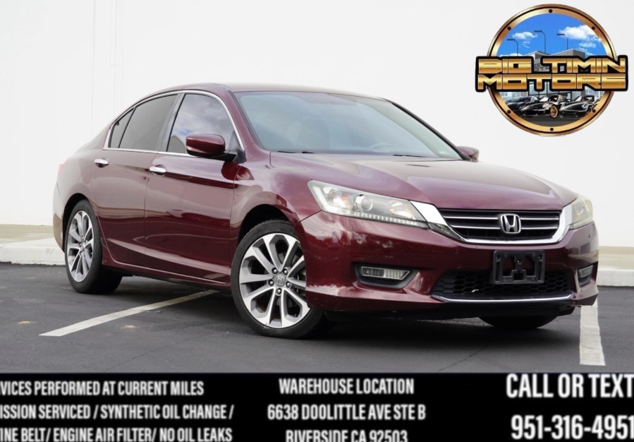 2013 Honda Accord Sdn LX 4dr, available for sale in Riverside, California | Big Timin Motors LLC. Riverside, California