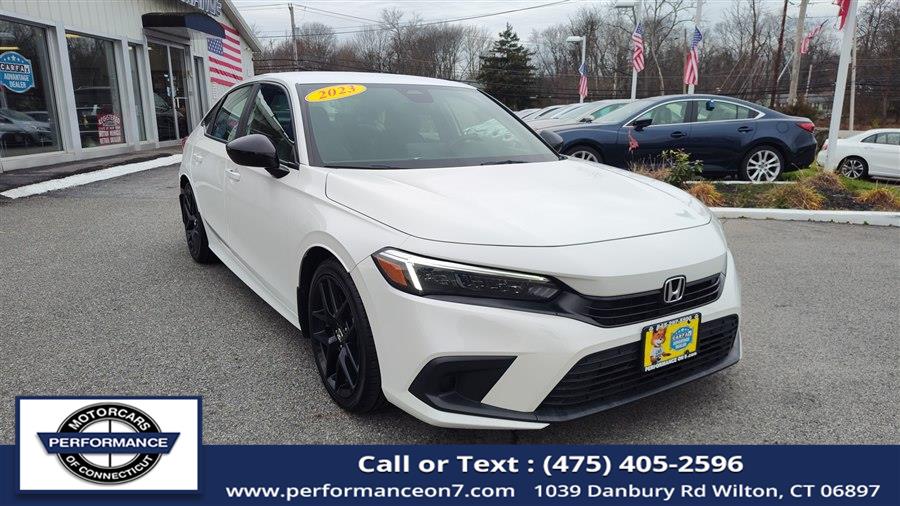 Used Honda Civic Sedan Sport CVT 2023 | Performance Motor Cars Of Connecticut LLC. Wilton, Connecticut