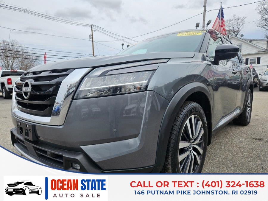 2022 Nissan Pathfinder Platinum 4WD, available for sale in Johnston, Rhode Island | Ocean State Auto Sales. Johnston, Rhode Island