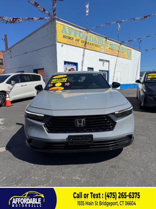 2024 Honda Accord Hybrid Sport-L Sedan, available for sale in Bridgeport, Connecticut | Affordable Motors 2 LLC. Bridgeport, Connecticut